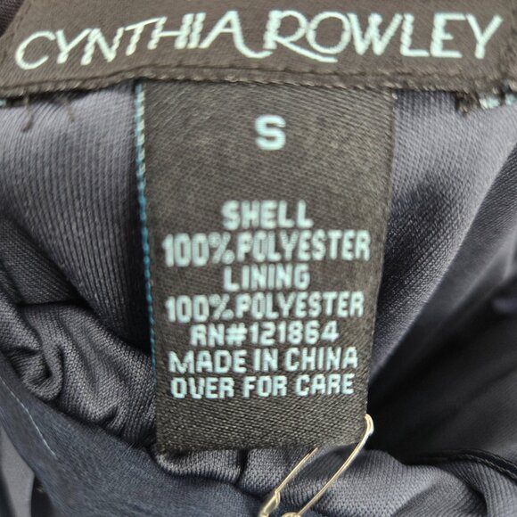 Cynthia Rowley Navy and Peach Maxi Skirt - Picture 6 of 9